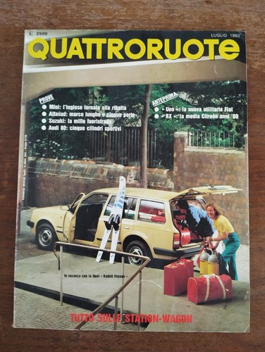 1982 quattroruote luglio - 1982,