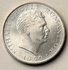 100000 Lei 1946 Romania. Mihai