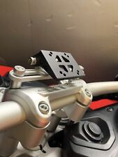 Supporto Porta Navigatore Cellulare CNC Alluminio Manubrio Garmin Zumo TomTom