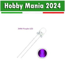 25 Pezzi - LED Diodo 3mm Viola
