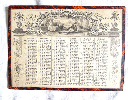 Antico calendario - antico,