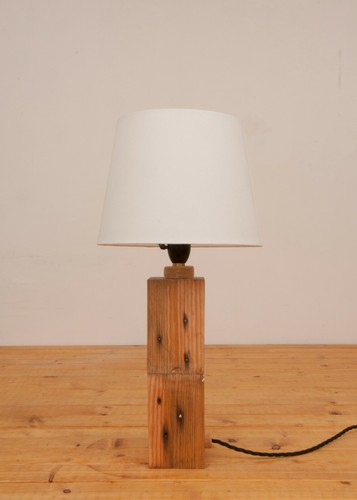 Table lamp made - , recycled