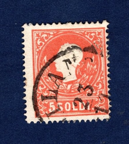 Lombardo veneto 1858 effige - veneto, di