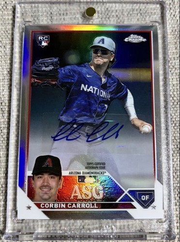Topps chrome corbin - chrome, carroll