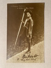SCOUT - Scautismo - Scouts - Boy Scout - Il Principe Ereditario Umberto - 1915
