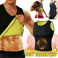 Gilet da uomo in neoprene sauna corsetto termico body shaper vita allenatore brucia grassi sudore