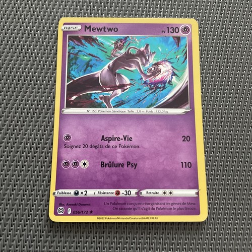Carte pokémon mewtwo - pokémon, holo