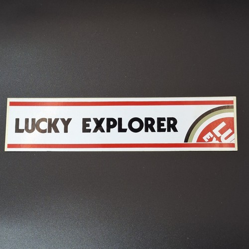 Lucky explorer sticker - lucky, adesivo