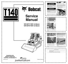 Bobcat T140 Compact Track Loader Manuale di servizio PDF