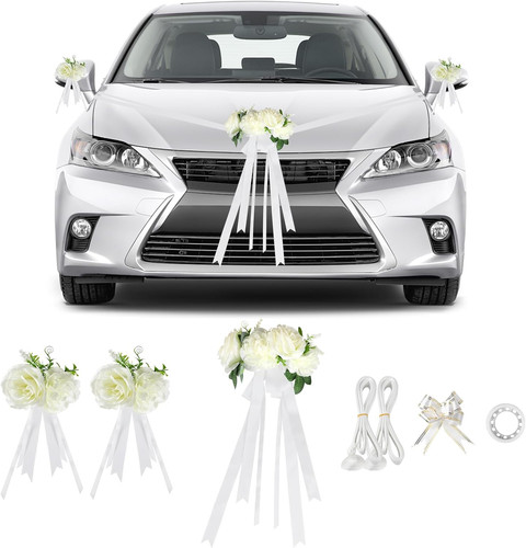 Decorazione floreale auto - decorazione,