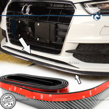 SPOILER Adesivo PER Audi A4 Lama SOTTO PARAURTI / MINIGONNE FIBRA CARBONIO