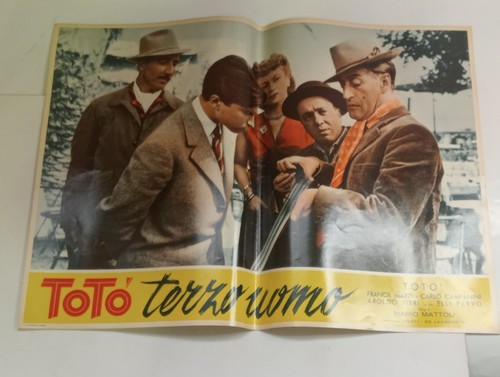 Fotobusta cinema toto terzo - cinema,