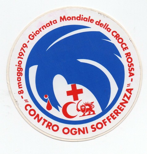 Adesivo croce rossa italiana - adesivo,