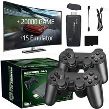 M8 Console Retro 4K HD | Game Stick Portatile + 20.000 Giochi e 2 Controller Wir