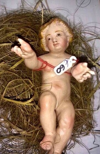 Gesù bambino terracotta - in,
