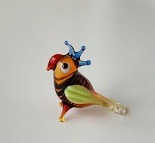 PAPPAGALLO ~ Statuina in vetro