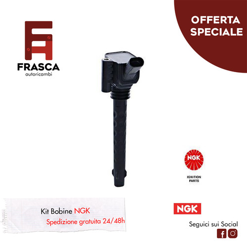 Bobina accensione ngk fiat - bobina,