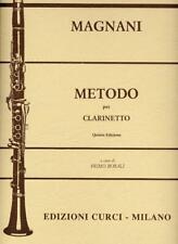 AURELIO MAGNANI - METODO PER CLARINETTO  - ED. CURCI