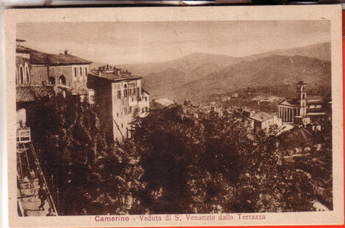Cartolina camerino non - camerino, fp