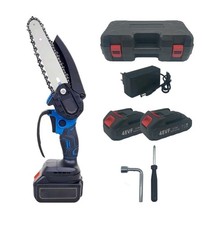 MINI MOTOSEGA A 2 BATTERIE CON