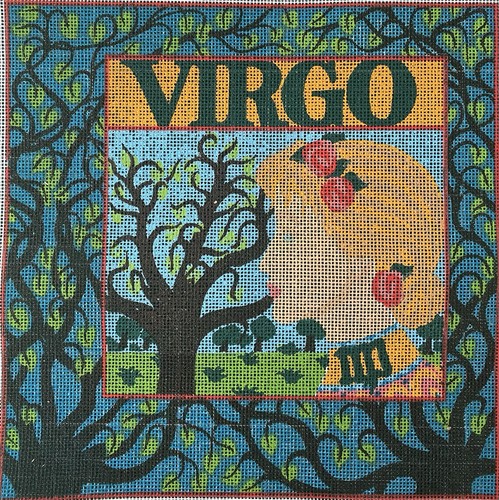 Arazzo oroscopo vergine ricamo - arazzo,