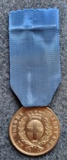 REGNO VITTORIO EMANUELE III° CASA SAVOIA MEDAGLIA AL VALORE MILITARE CLASSE ORO