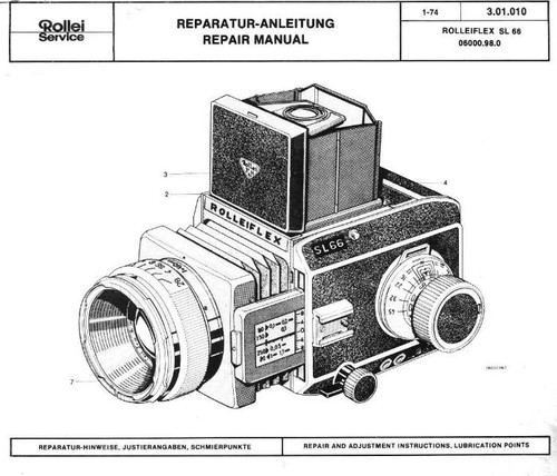 Rolleiflex sl66 riparazione - +,