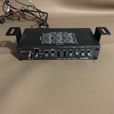 Equalizzatore grafico vintage Alpine Pre-Amp 5 bande Alpine 3011 Giappone NON TESTATO