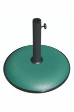 Base per Ombrellone in Cemento da 15 kg Tubo 30 - 35 - 38 Colore Verde