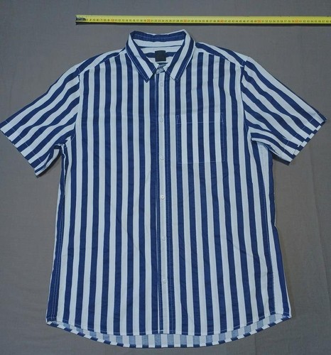 Shirt uomo cotone nero - h&m,