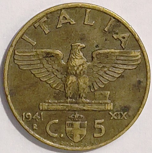 Italia moneta centesimi - 5,