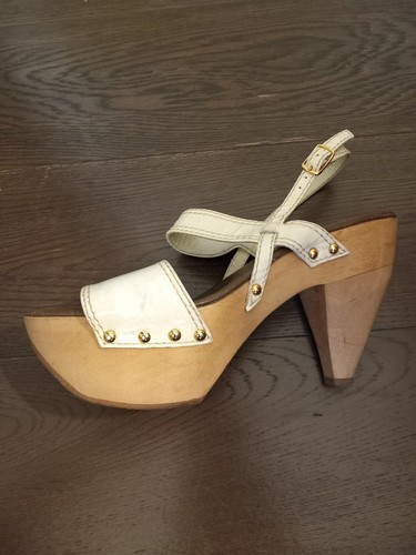 Zoccoli legno bruno - zoccoli,