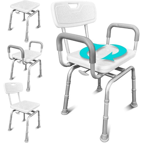 Swivel shower chair seat - shower,