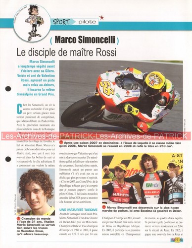 Marco simoncelli pilote grand - simoncelli,