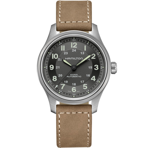 Hamilton khaki field - khaki, titanium