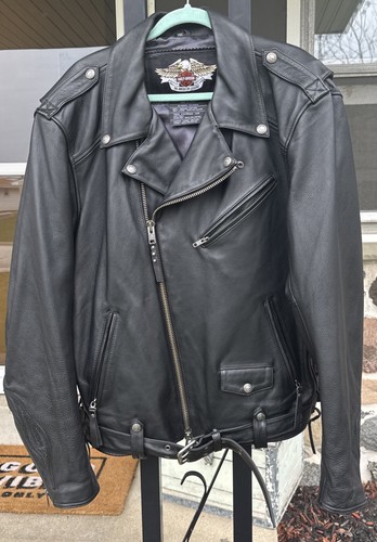 Giacca pelle nera - , harley