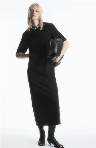 Abito donna cos nero maglia - abito, xs