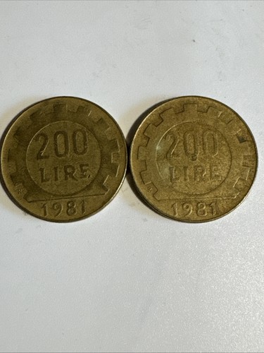 Monete 200lire 1981 - 1981, usata