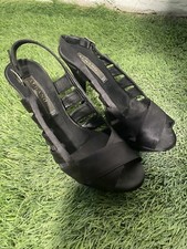 ALBANO SCARPE DONNA TACCO SPILLO NERO NUM 36 VERO CUOIO