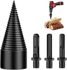 Vite Conica Spaccalegna 42 MM Con 3 Attacchi Fresa Legno Punta Per Trapano