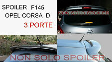 SPOILER  ALETTONE OPEL CORSA  D  3 PORTE  CON PRIMER IN POLIDUR  F145P