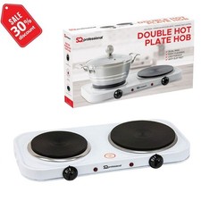 Fornello Elettrico Doppio Piano Cottura Portatile 2500W Cucina Tavolo Doppio Piano Cottura