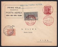 Primo Volo Genova-Roma 13/4/26