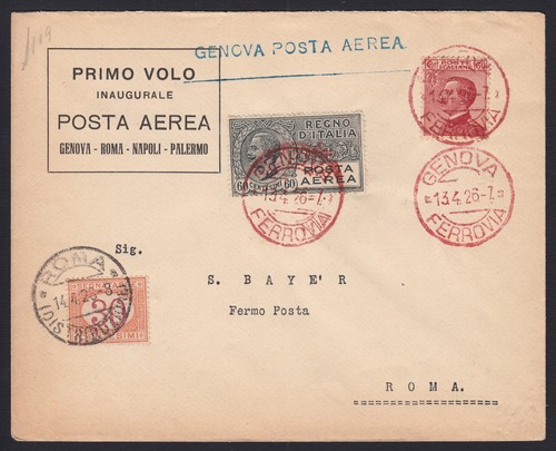 Primo volo genova roma 26 - genova-roma, 13/4/26