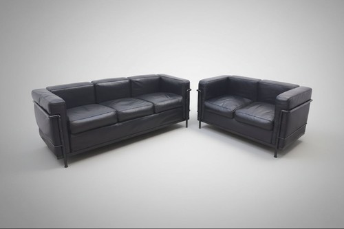 Cassina corbusier lc2 set - cassina,
