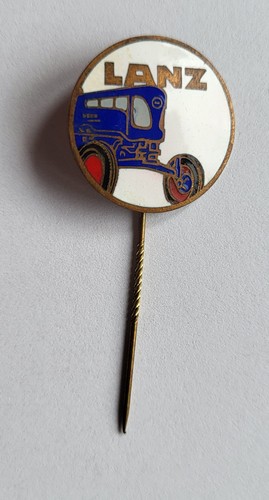 Vintage enamel lanz logo - enamel,