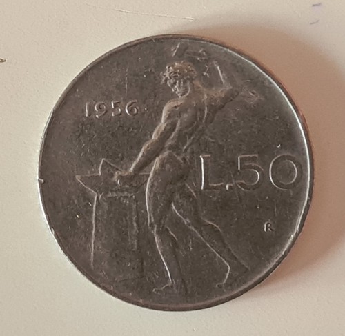 Rara moneta lire - moneta, 1956