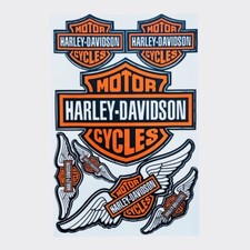 Harley David son Davidson Adesivi Moto Auto Camion Scooter Quad Bici Monopattino
