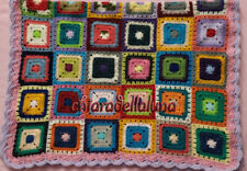 Coperta uncinetto, granny square,crochet, handmade, copertina nonna crochet