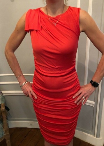 Robe sans manches rouge - robe,